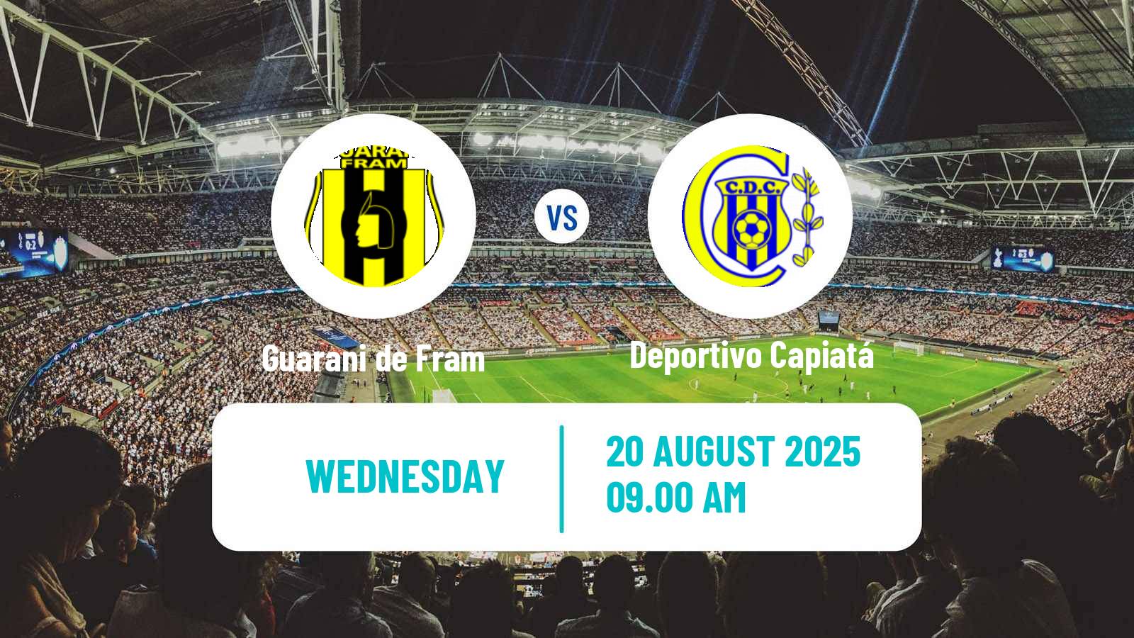 Football Paraguayan Division Intermedia Guarani de Fram - Deportivo Capiatá