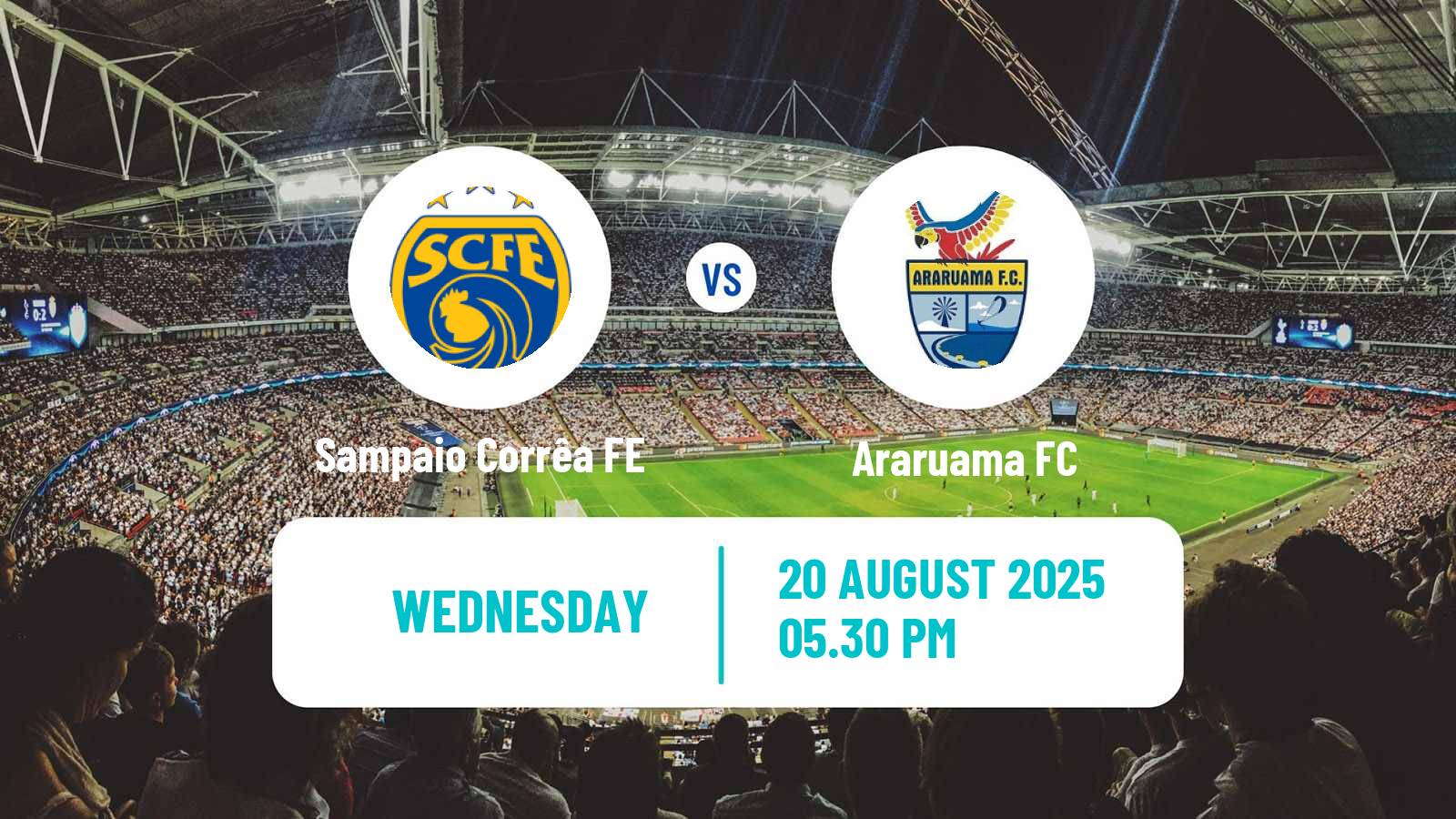 Football Brazilian Copa Rio Sampaio Corrêa FE - Araruama