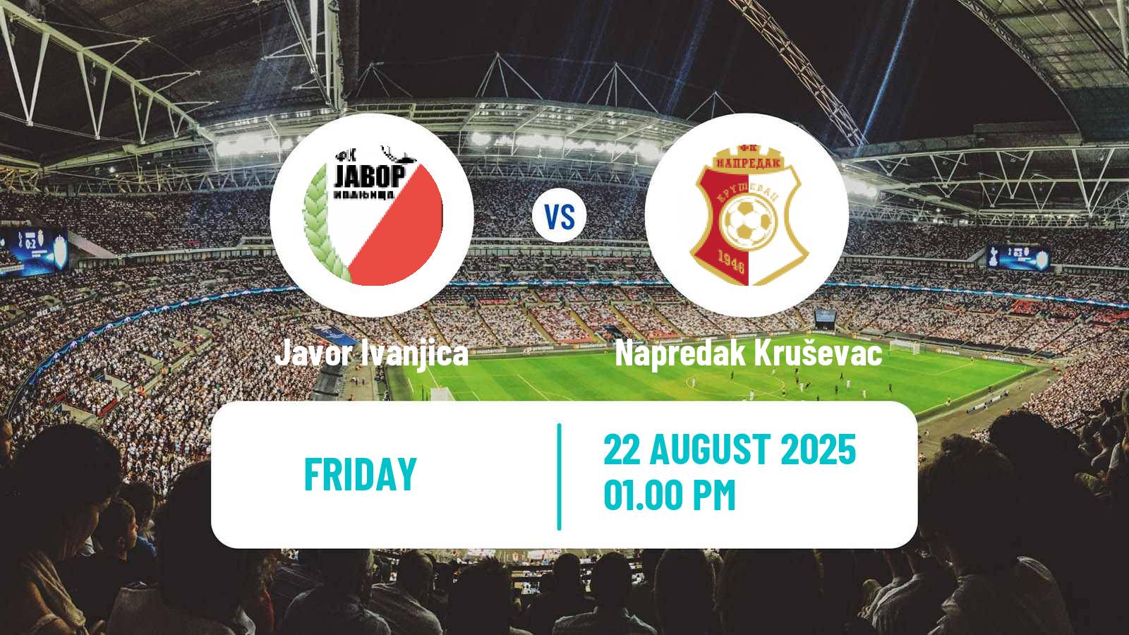 Football Serbian Superliga Javor Ivanjica - Napredak Kruševac