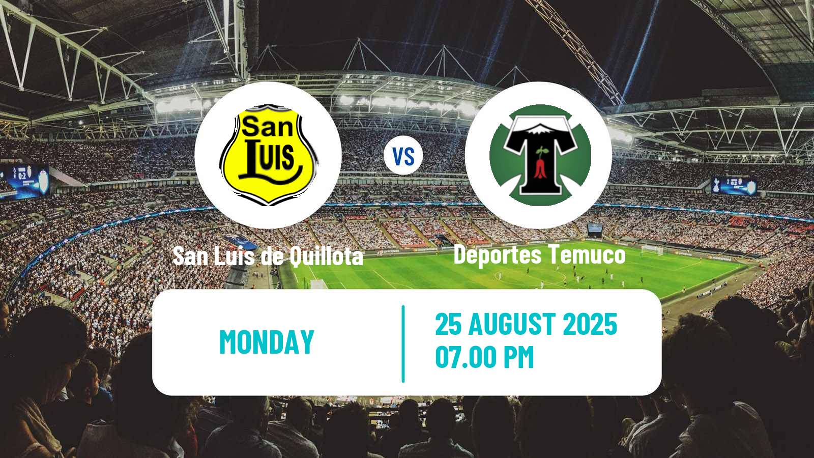 Football Chilean Primera B San Luis de Quillota - Deportes Temuco