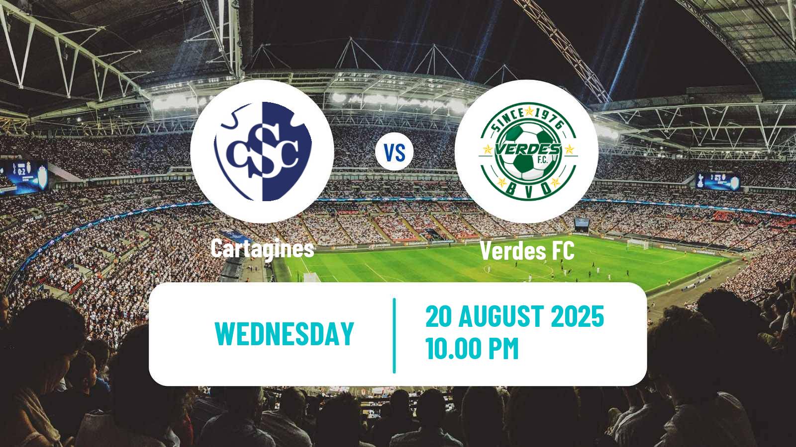 Football CONCACAF Central American Cup Cartagines - Verdes