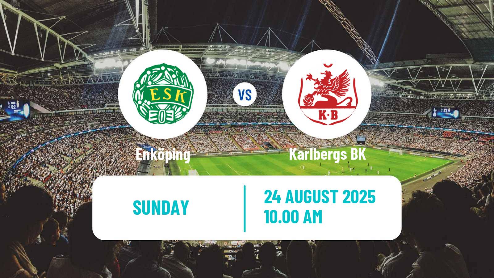 Football Swedish Division 1 Norra Enköping - Karlberg