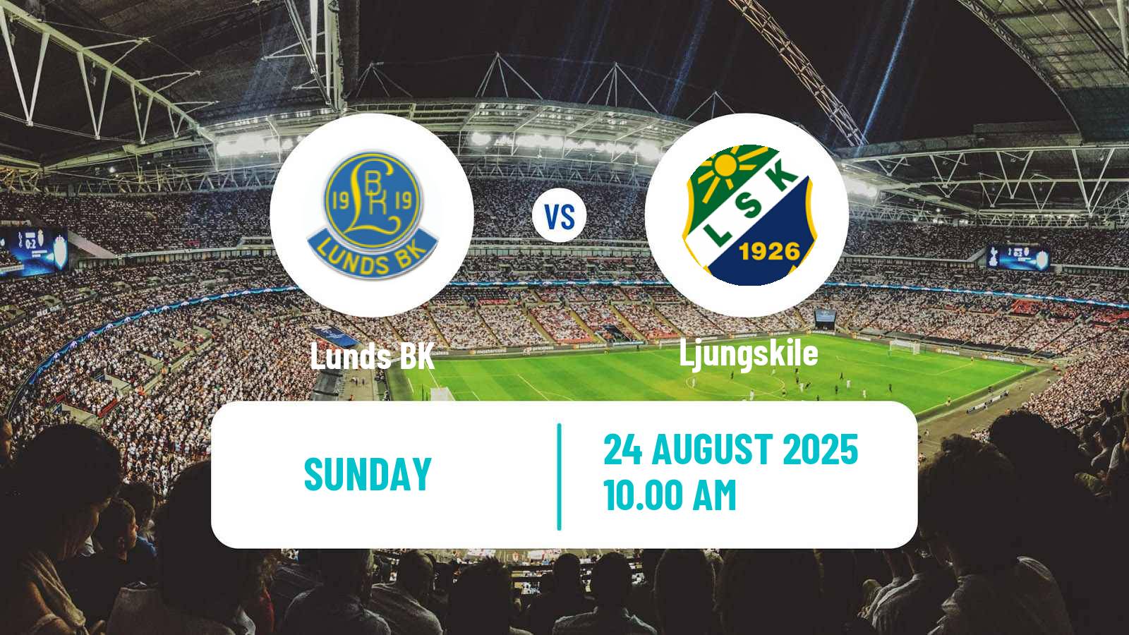 Football Swedish Division 1 Södra Lunds - Ljungskile