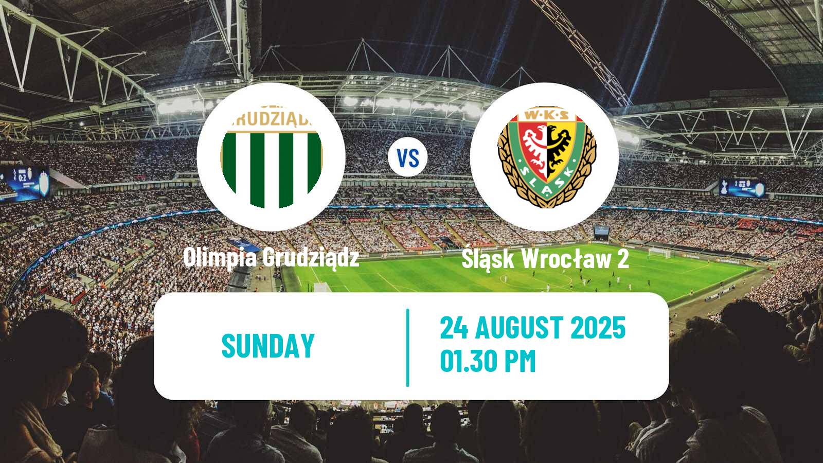 Football Polish Division 2 Olimpia Grudziądz - Śląsk Wrocław 2