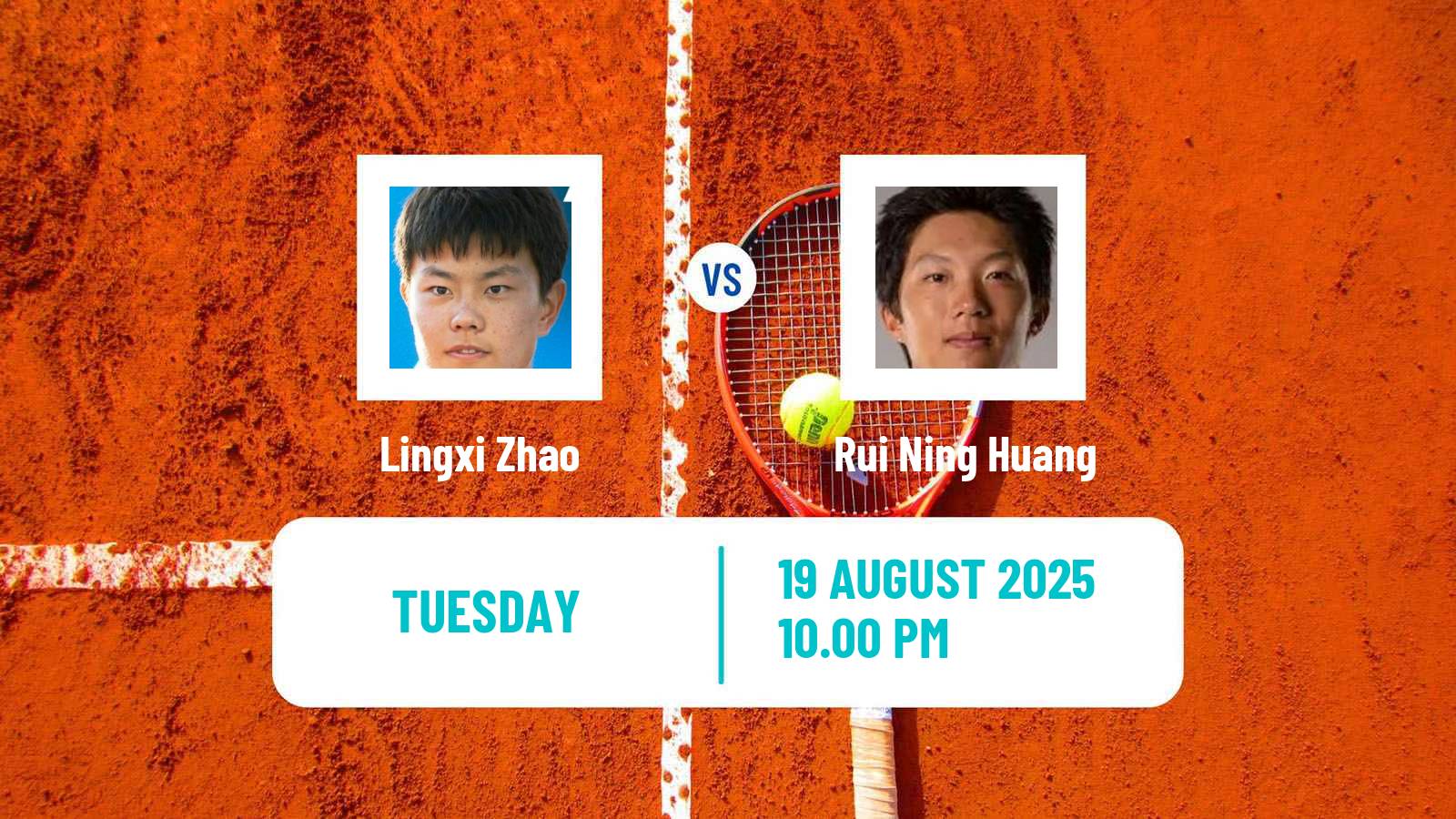 Tennis ITF M15 Maanshan 6 Men Lingxi Zhao - Rui Ning Huang