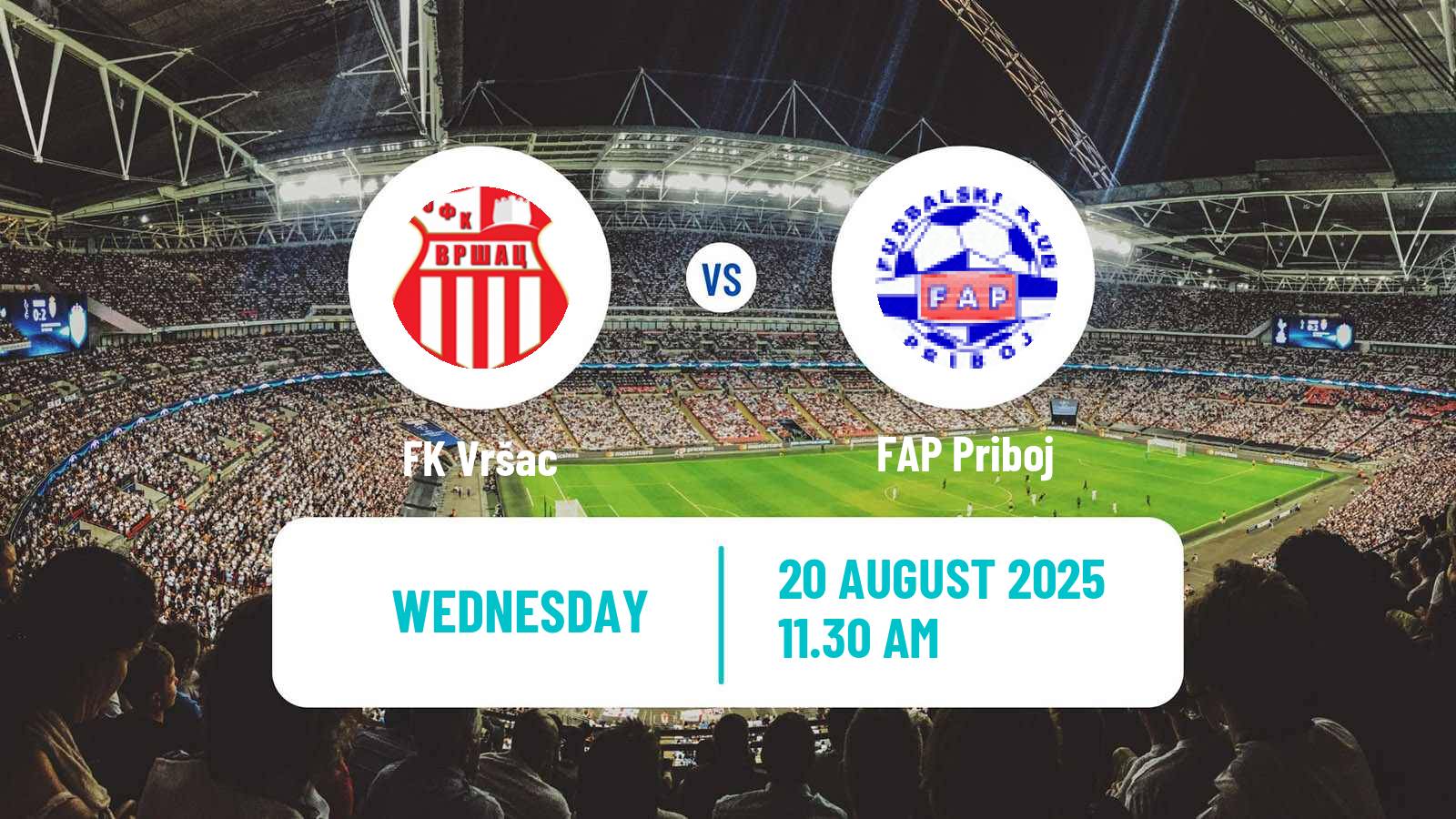 Football Serbian Prva Liga Vršac - FAP Priboj