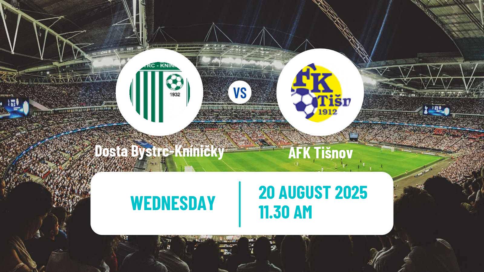 Football Czech Jihomoravsky KP Dosta Bystrc-Kníničky - Tišnov
