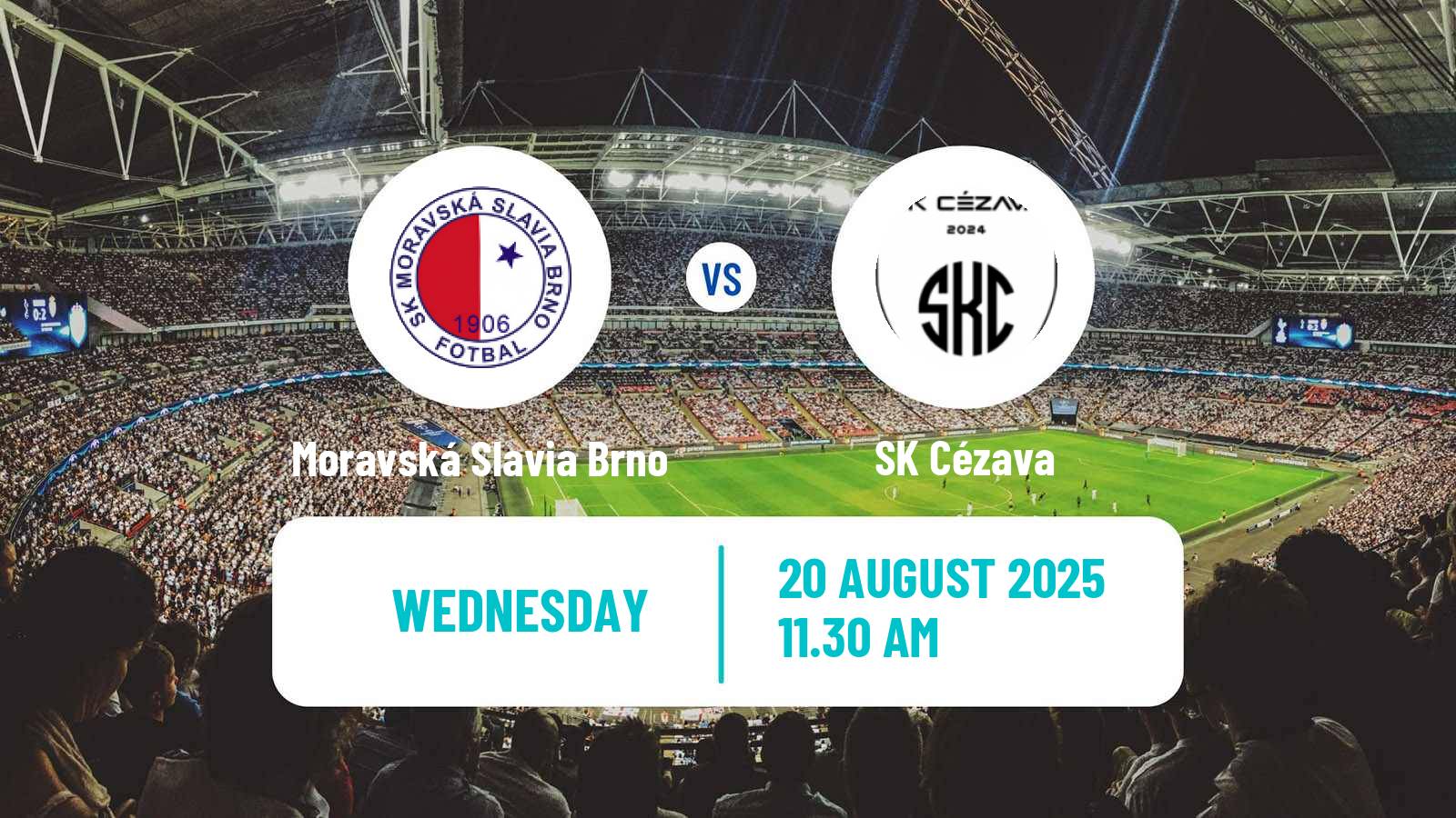 Football Czech Jihomoravsky KP Moravská Slavia Brno - Cézava