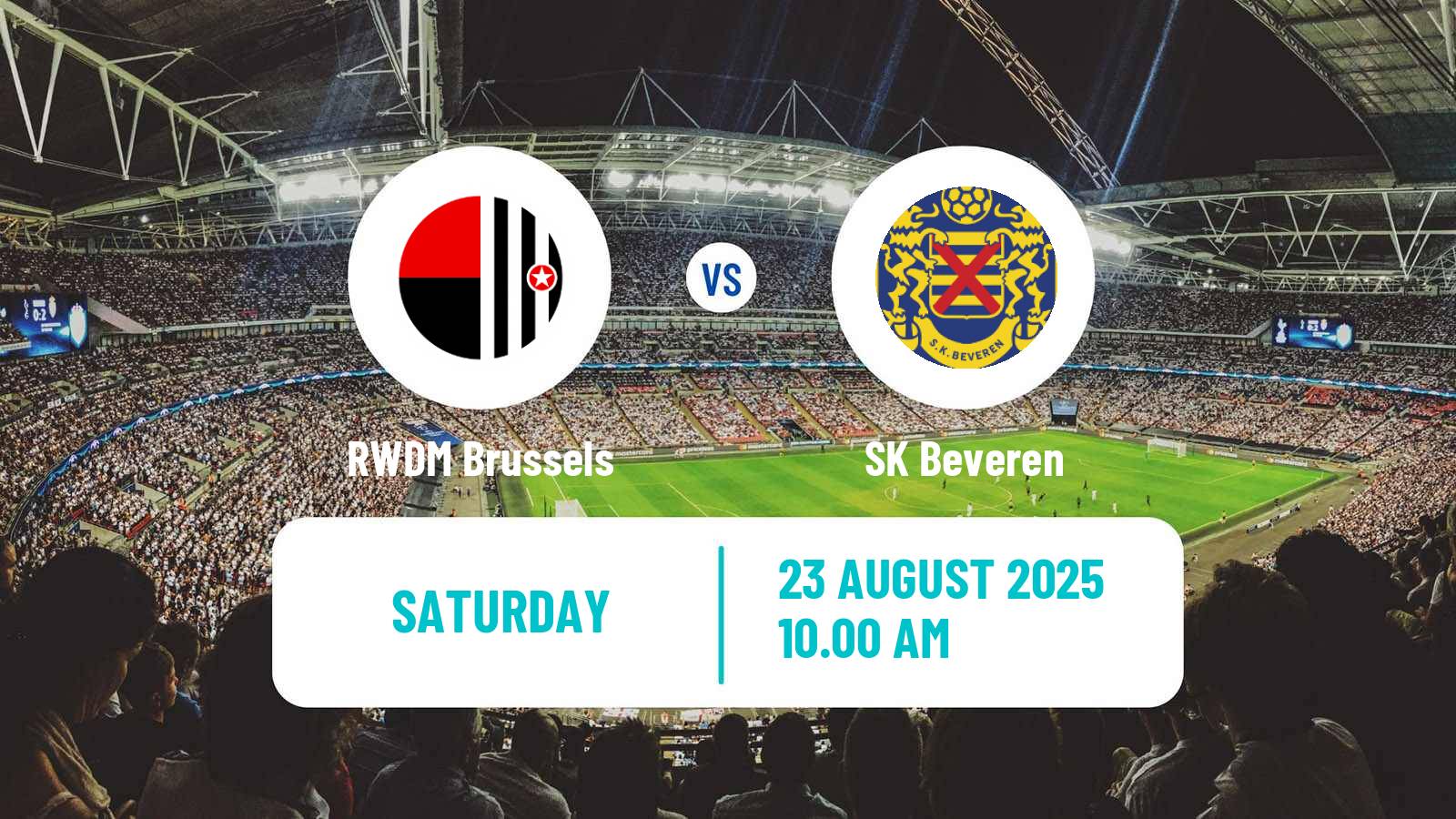 Football Belgian Сhallenger Pro League RWDM Brussels - Beveren