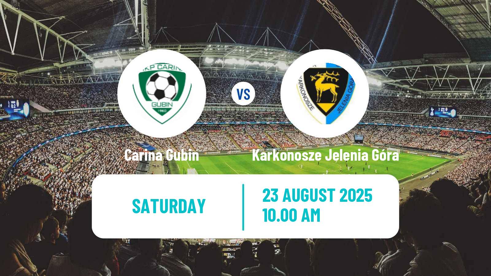 Football Polish Division 3 - Group III Carina Gubin - Karkonosze Jelenia Góra