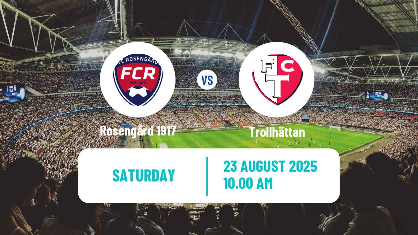 Football Swedish Division 1 Södra Rosengård 1917 - Trollhättan