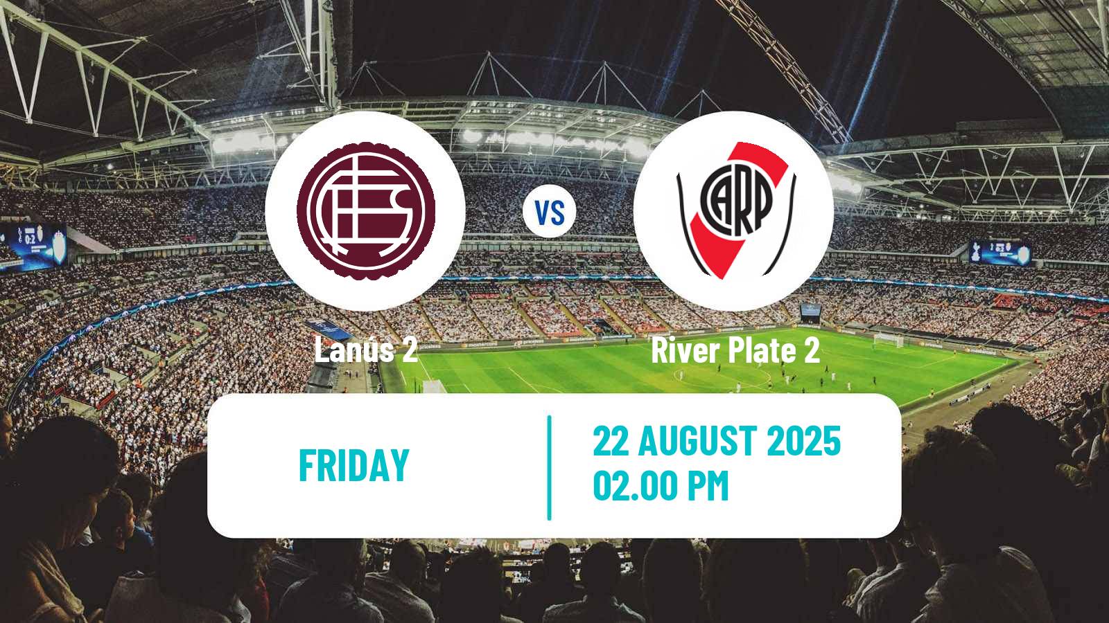 Football Argentinian Reserve League Lanús 2 - River Plate 2