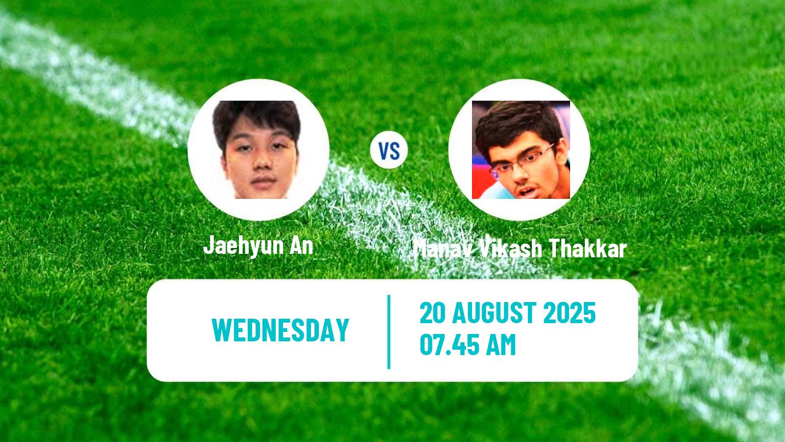 Table tennis Europe Smash Sweden Men Jaehyun An - Manav Vikash Thakkar