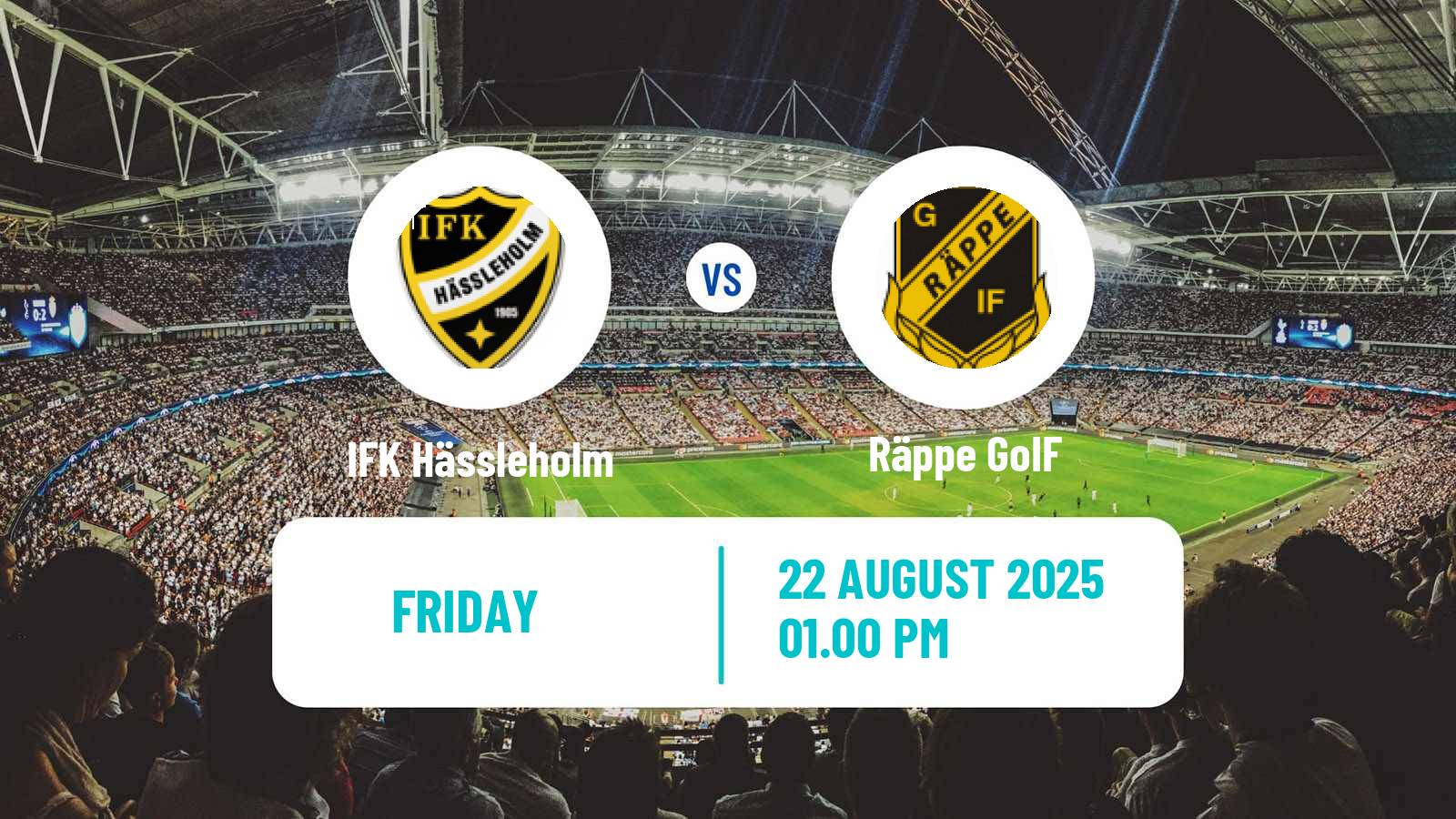 Football Swedish Division 2 - Södra Götaland IFK Hässleholm - Räppe GoIF