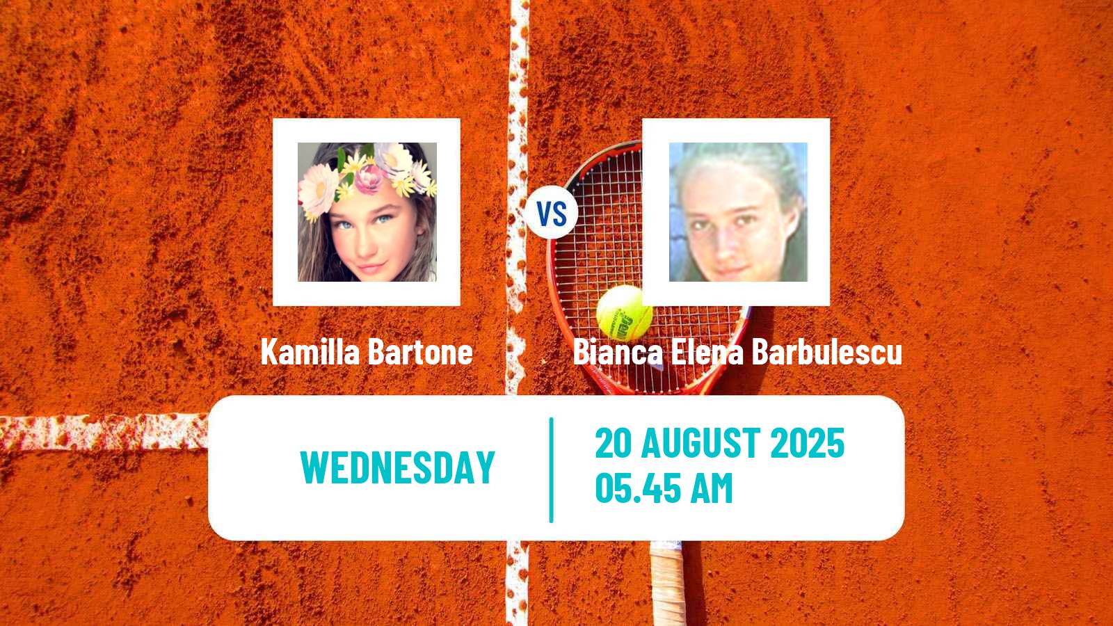 Tennis ITF W50 Bistrita Women Kamilla Bartone - Bianca Elena Barbulescu