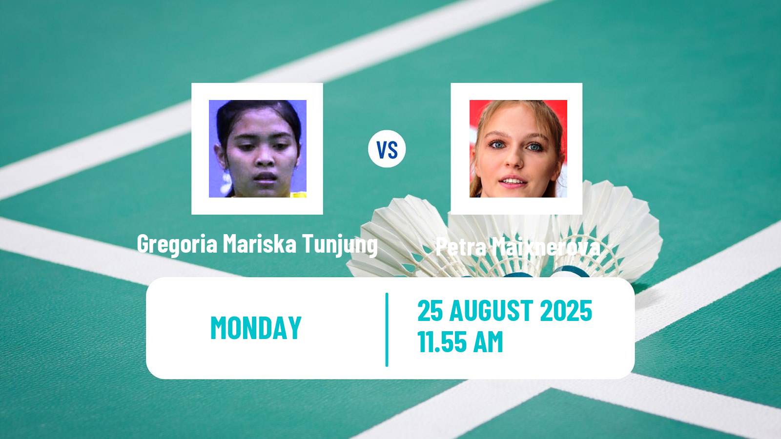 Badminton BWF World Championships Women Gregoria Mariska Tunjung - Petra Maixnerova