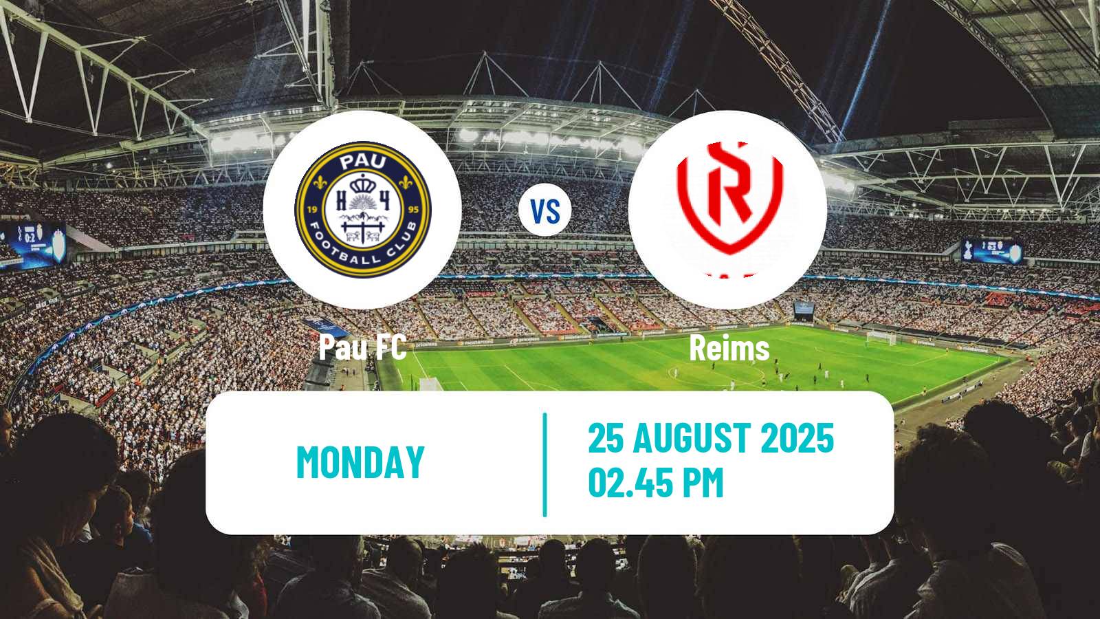 Football French Ligue 2 Pau - Reims