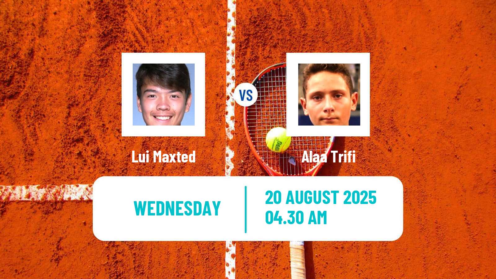 Tennis ITF M15 Monastir 31 Men Lui Maxted - Alaa Trifi