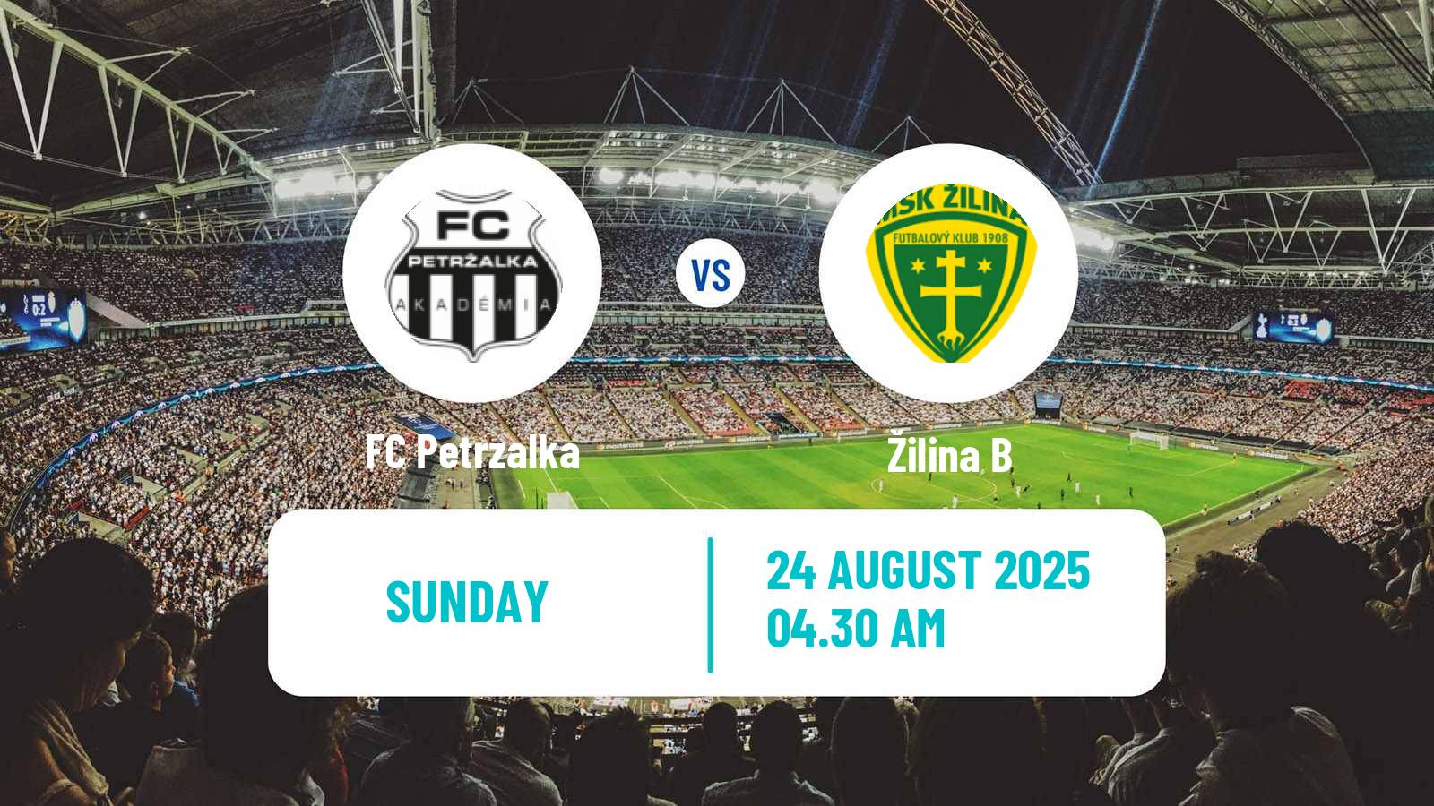 Football Slovak 2 Liga Petrzalka - Žilina B