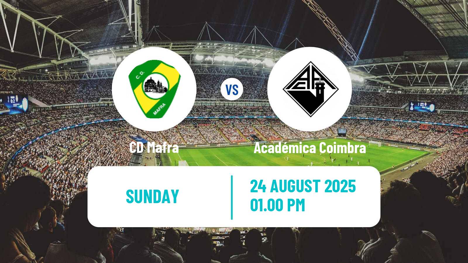 Football Portuguese Liga 3 Mafra - Académica Coimbra