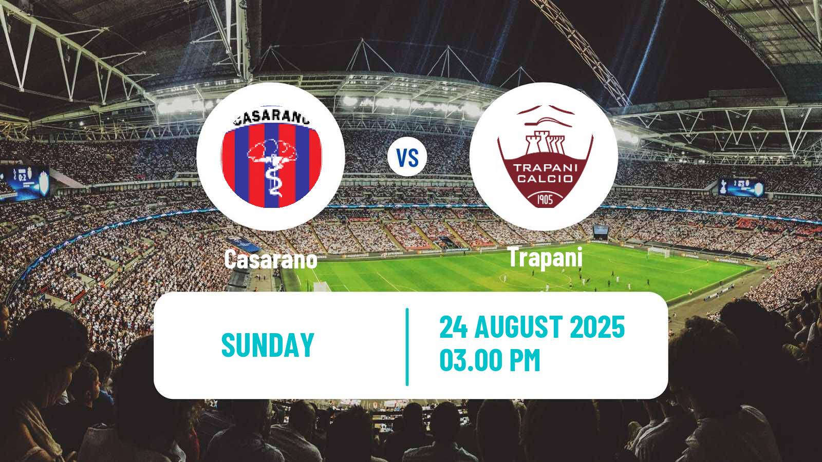 Football Italian Serie C Group C Casarano - Trapani