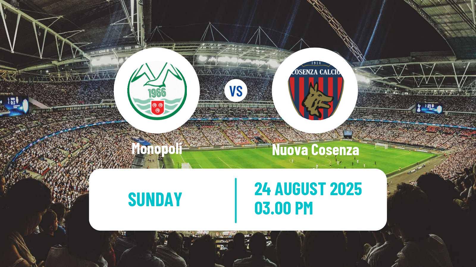 Football Italian Serie C Group C Monopoli - Nuova Cosenza