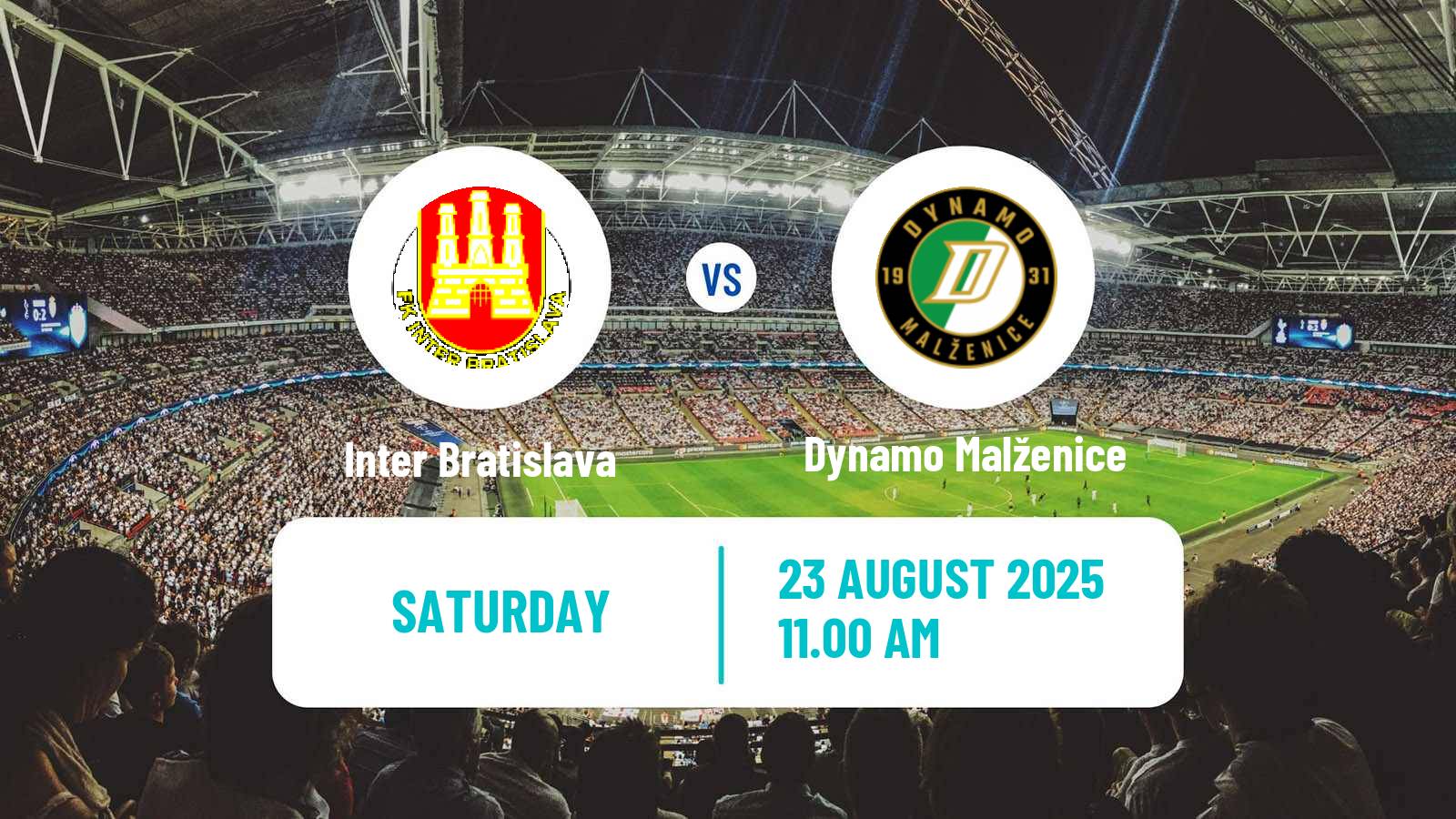 Football Slovak 2 Liga Inter Bratislava - Dynamo Malženice