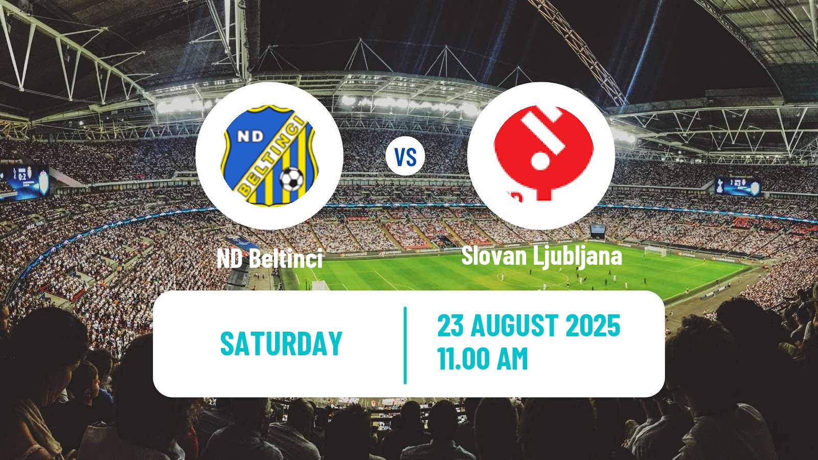 Football Slovenian 2 SNL Beltinci - Slovan Ljubljana