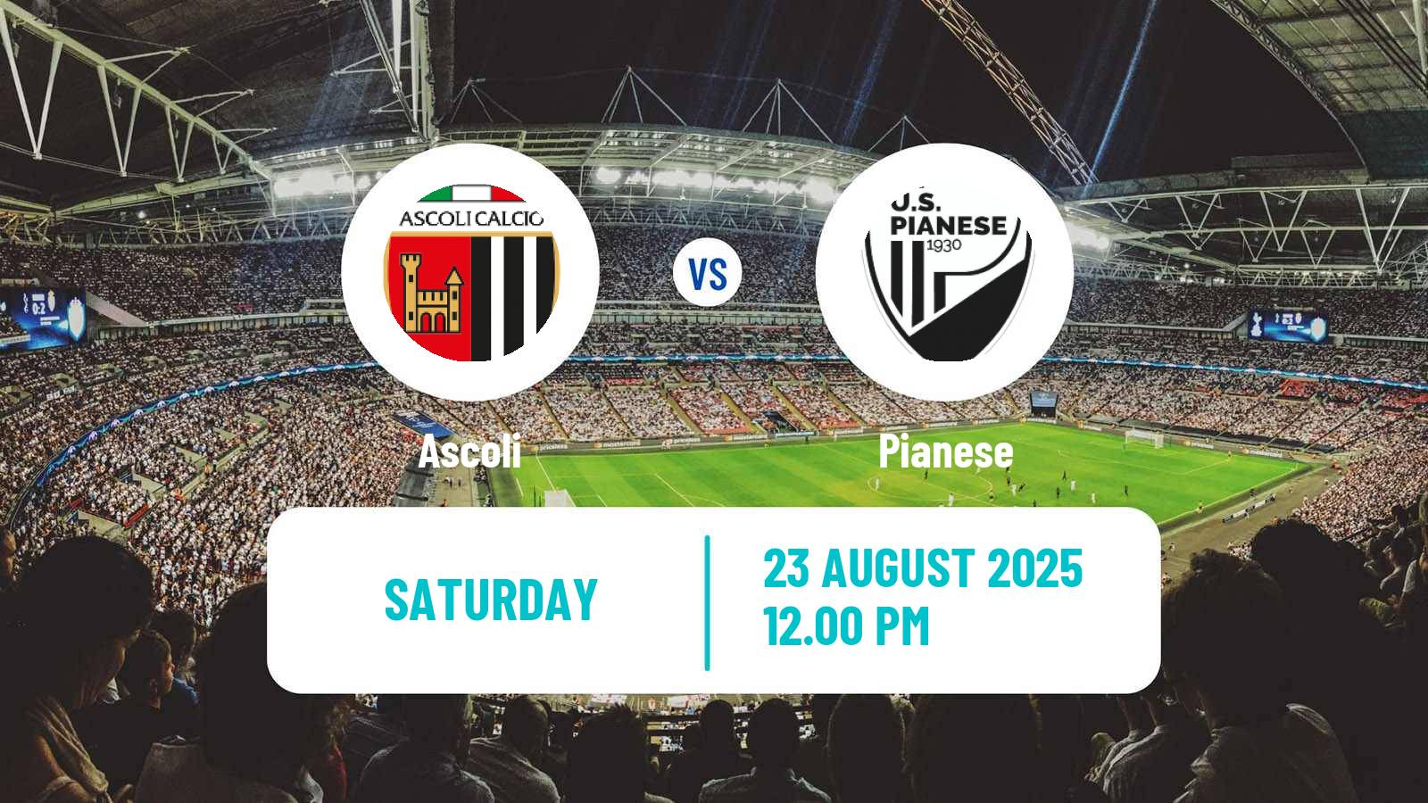 Football Italian Serie C Group B Ascoli - Pianese
