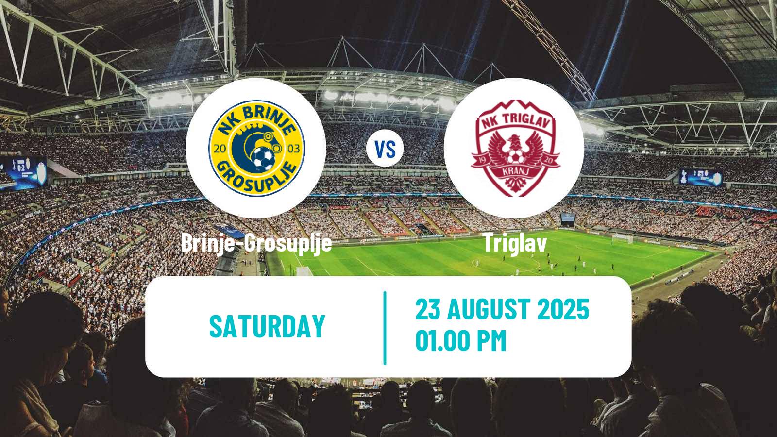 Football Slovenian 2 SNL Brinje-Grosuplje - Triglav