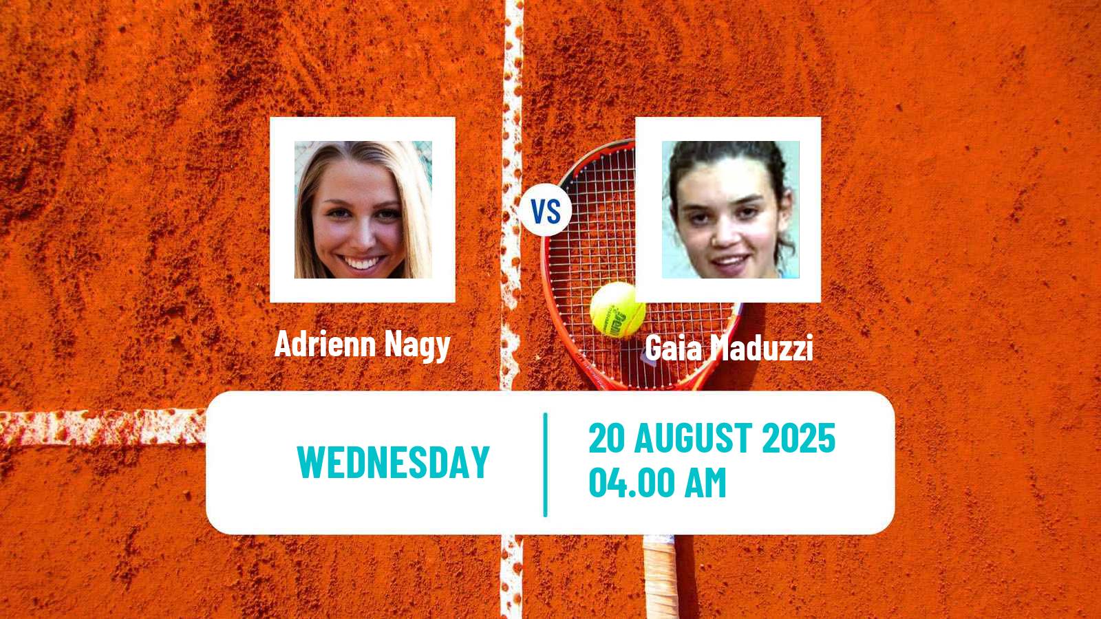 Tennis ITF W15 Krakow Women Adrienn Nagy - Gaia Maduzzi