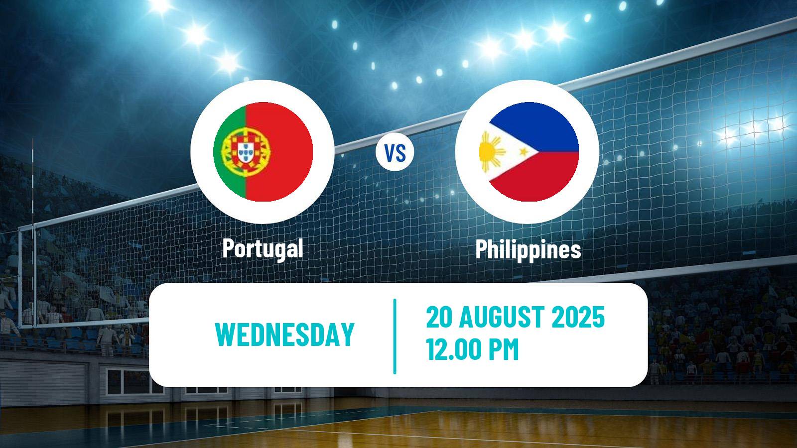Volleyball Friendly International Volleyball Portugal - Philippines