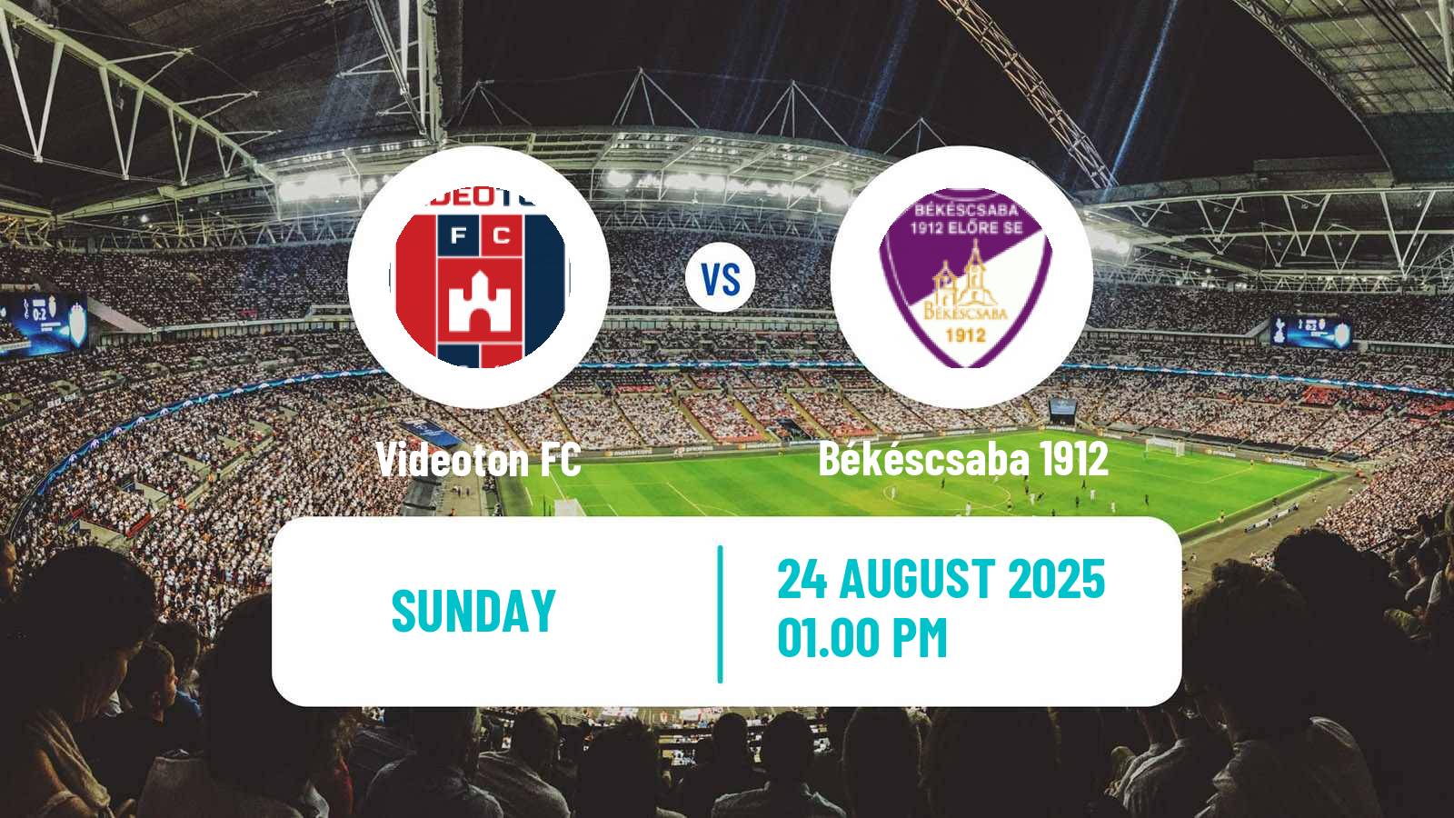 Football Hungarian NB II Videoton - Békéscsaba 1912