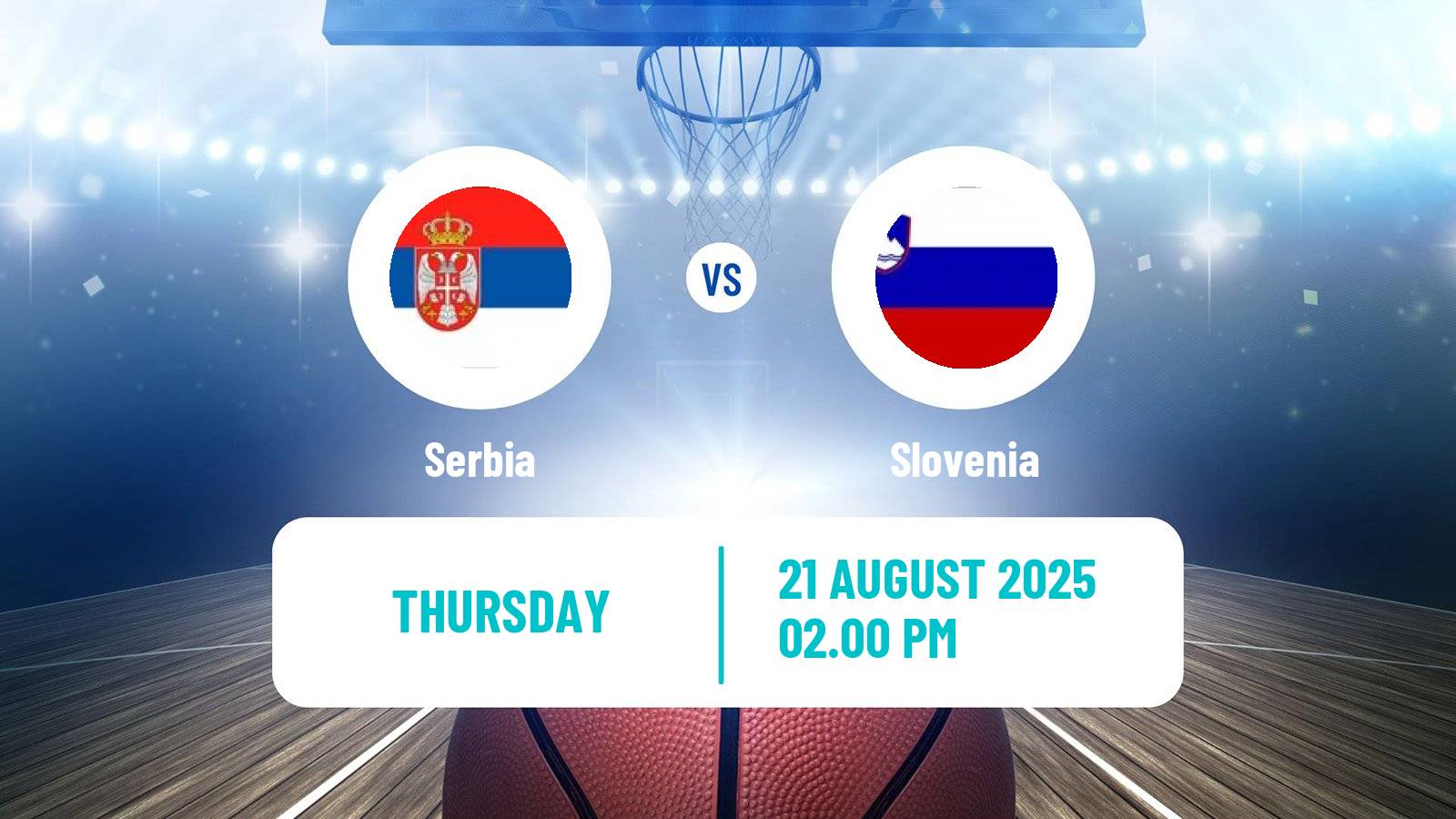 Basketball Friendly International Basketball Serbia - Slovenia