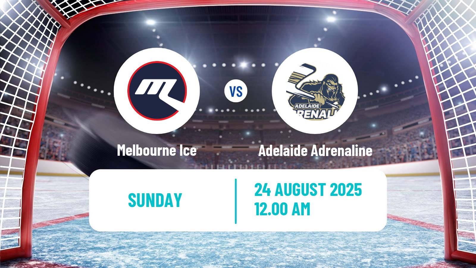 Hockey Australian Ice Hockey League Melbourne Ice - Adelaide Adrenaline