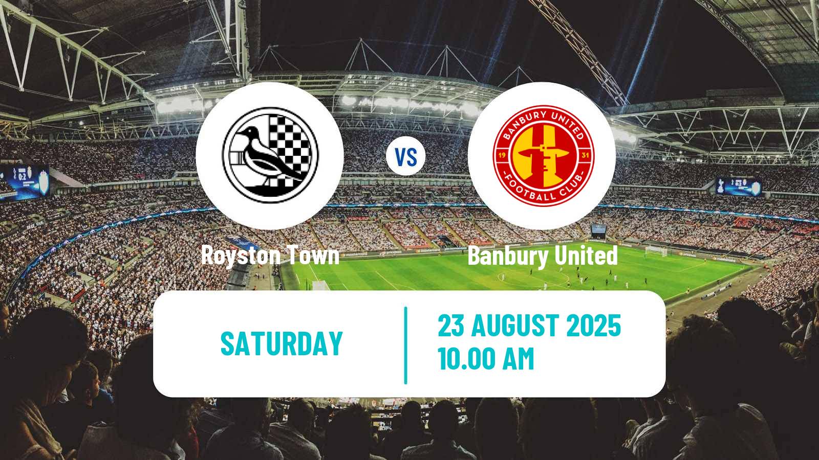 Football English Southern League Central Division Royston Town - Banbury United