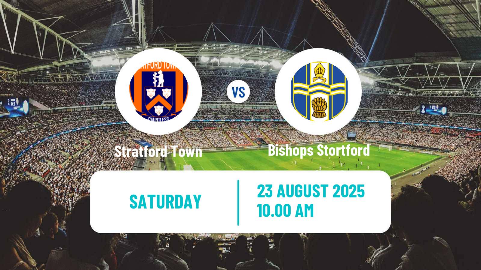 Football English Southern League Central Division Stratford Town - Bishops Stortford
