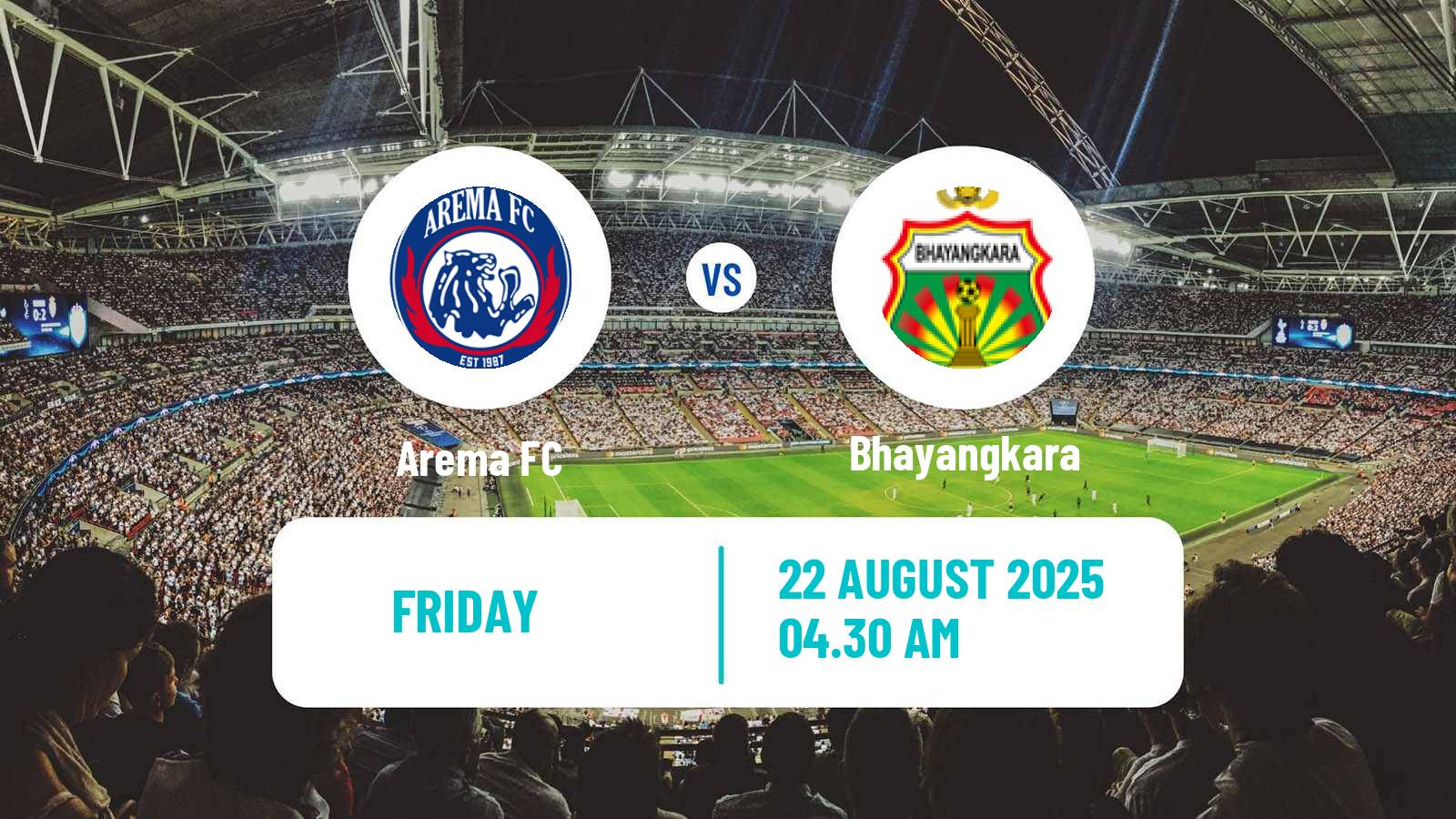 Football Indonesian Liga 1 Arema - Bhayangkara