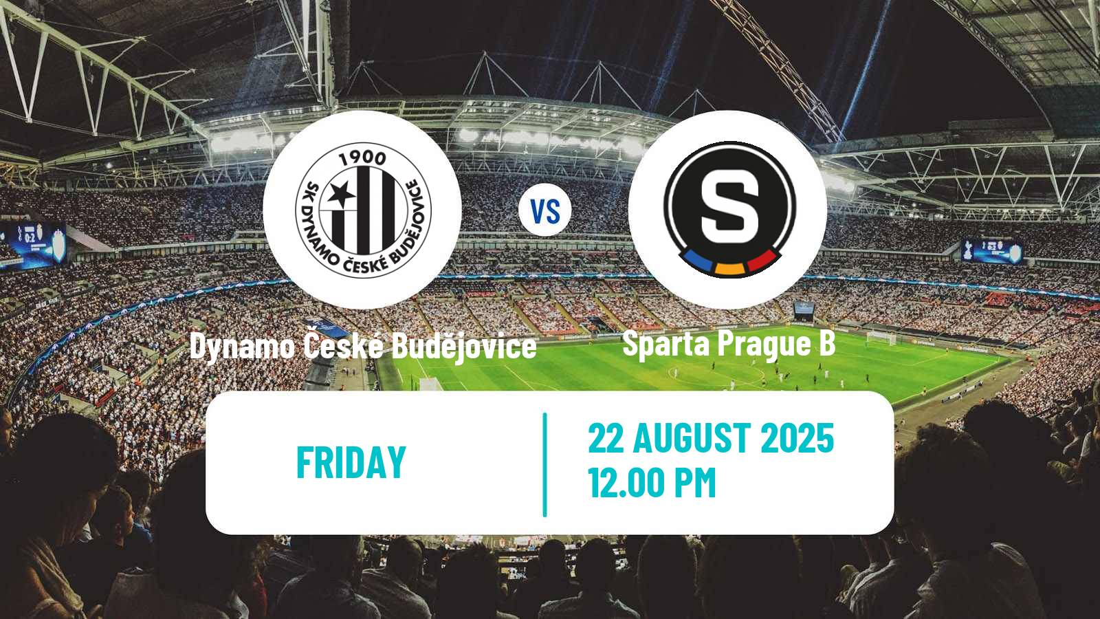 Football Czech Division 2 Dynamo České Budějovice - Sparta Prague B