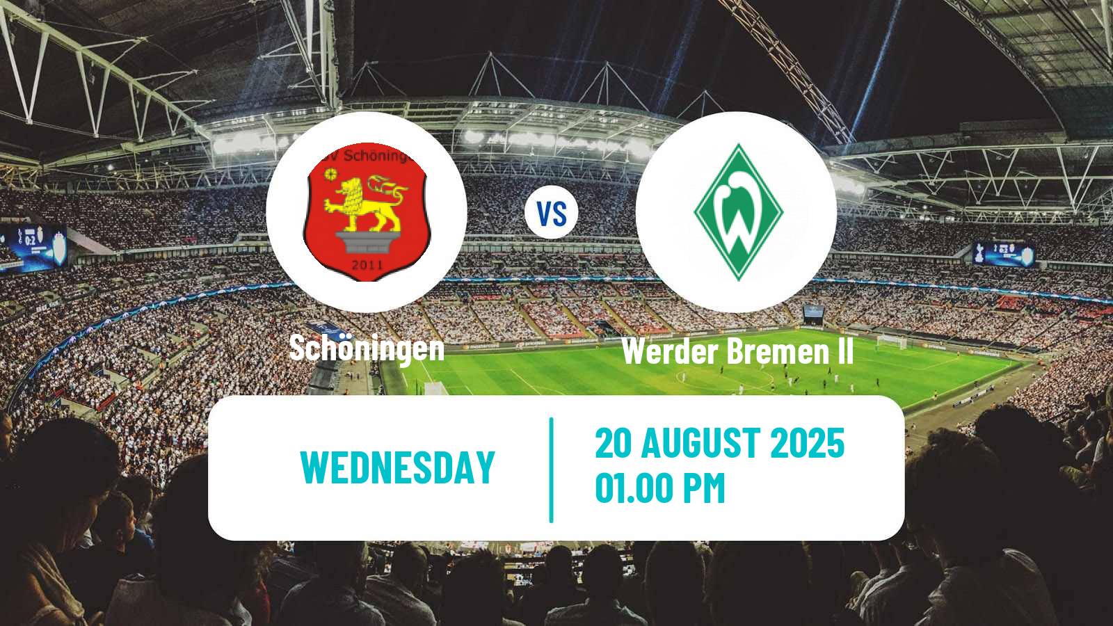 Football German Regionalliga North Schöningen - Werder Bremen II