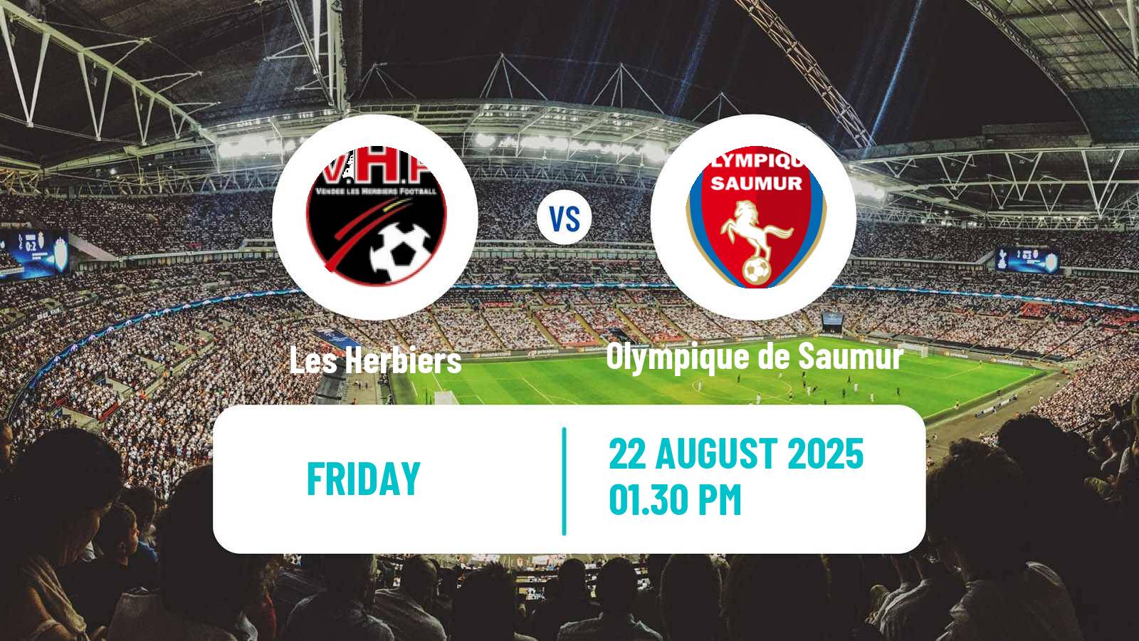 Football French National 2 - Group A Les Herbiers - Olympique de Saumur