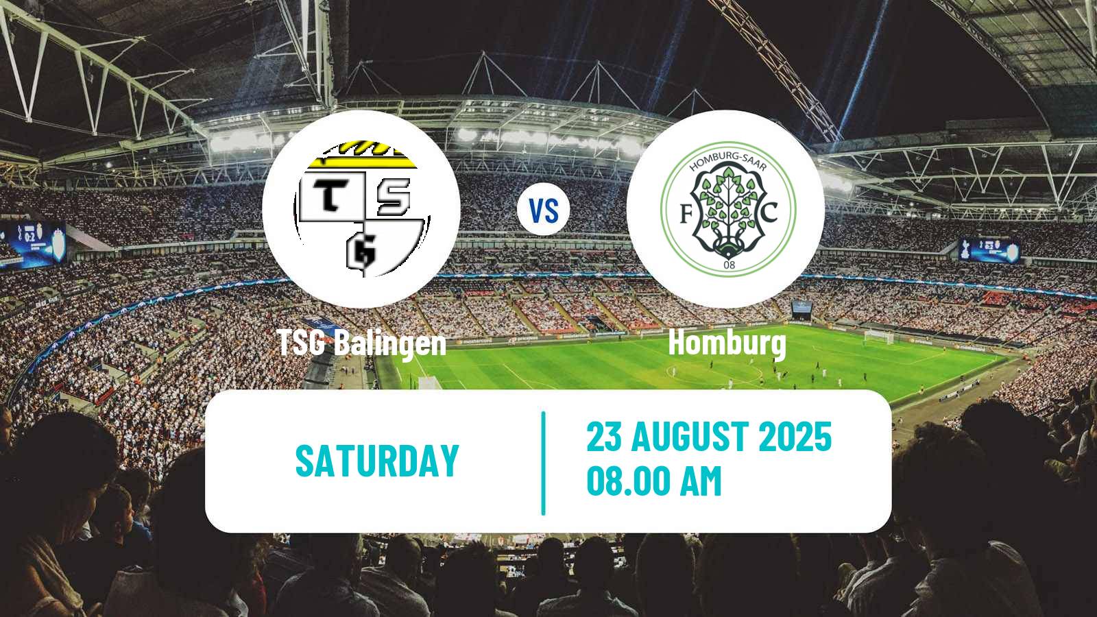 Football German Regionalliga Sudwest Balingen - Homburg