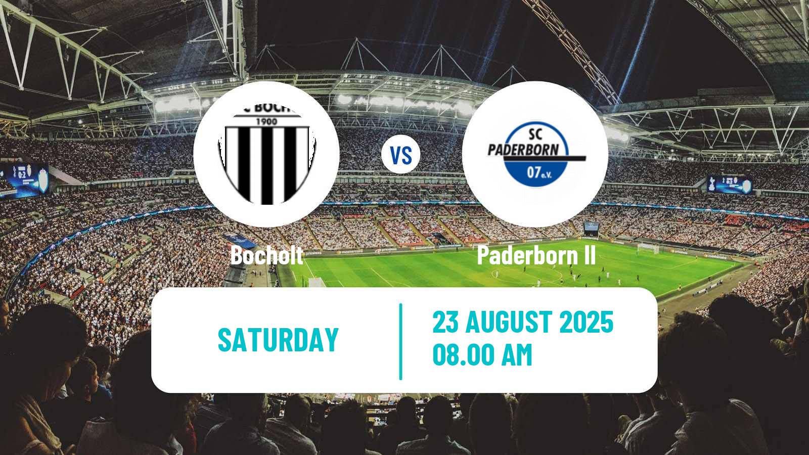 Football German Regionalliga West Bocholt - Paderborn II
