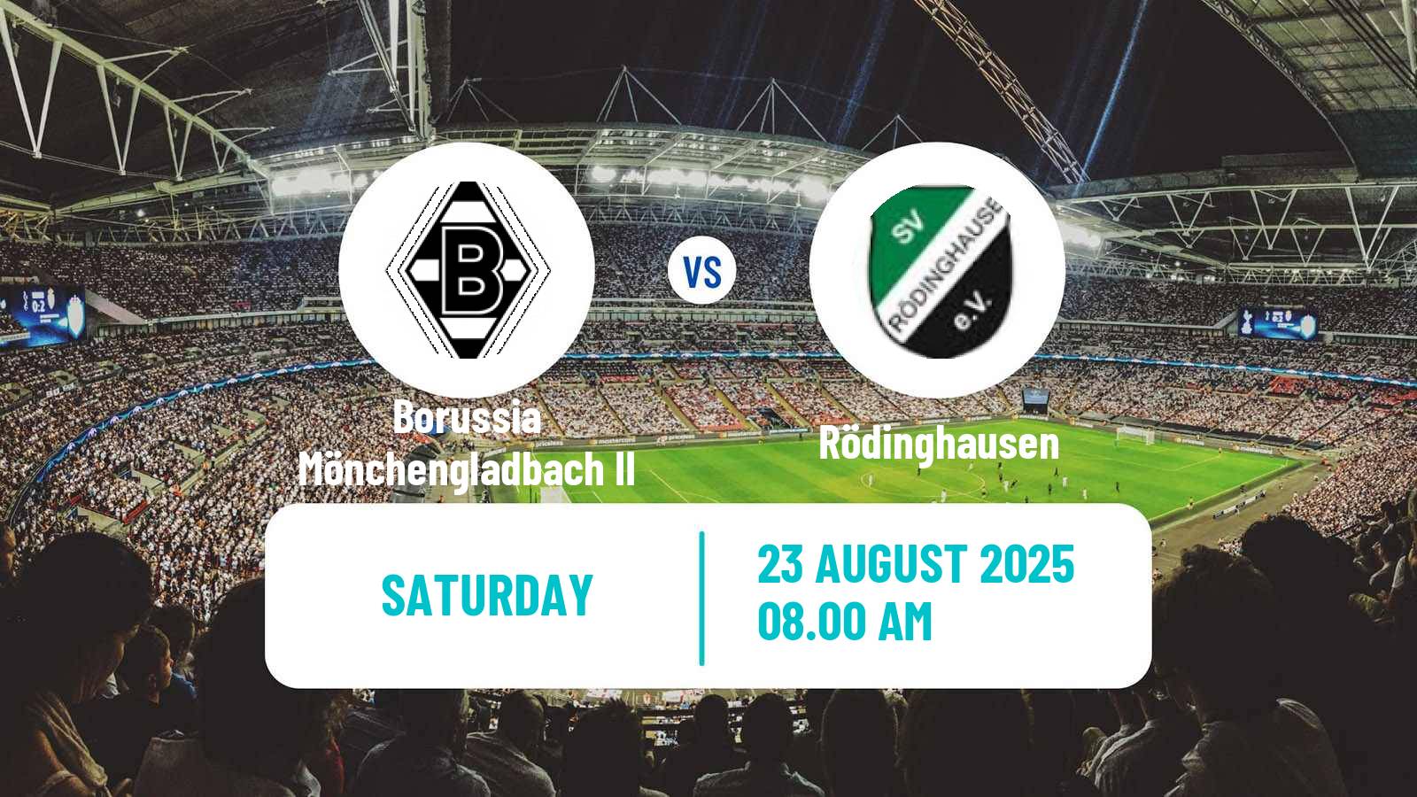 Football German Regionalliga West Borussia Mönchengladbach II - Rödinghausen