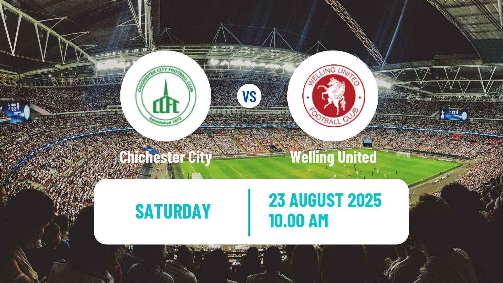Football English Isthmian League Premier Division Chichester City - Welling United