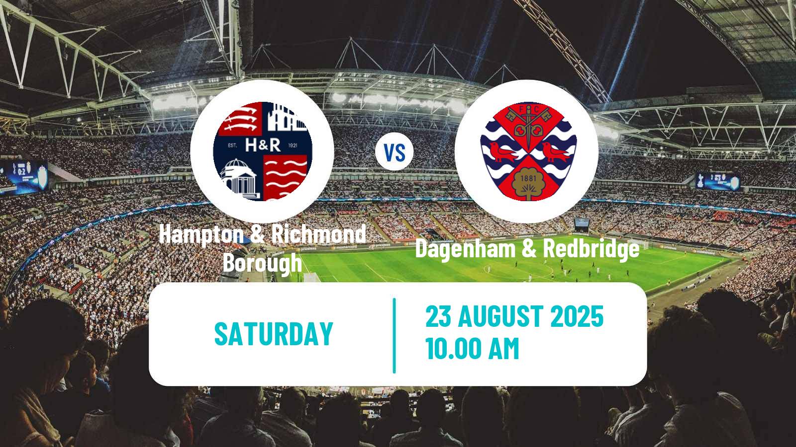 Football English National League South Hampton & Richmond Borough - Dagenham & Redbridge