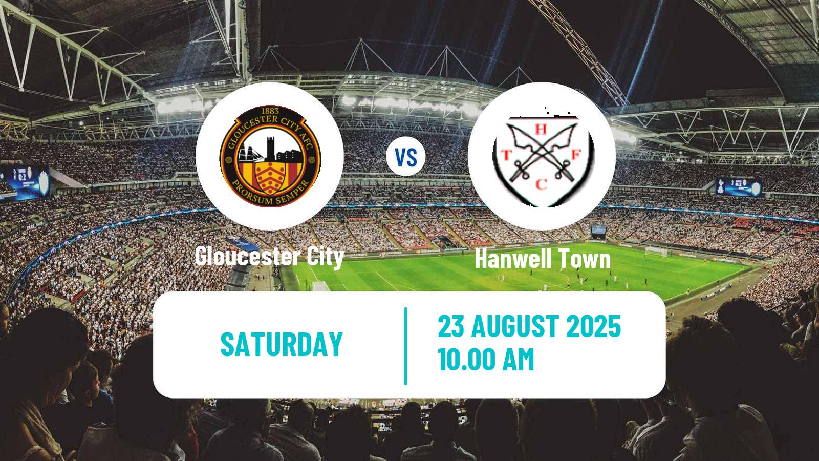 Football English Southern League South Division Gloucester City - Hanwell Town