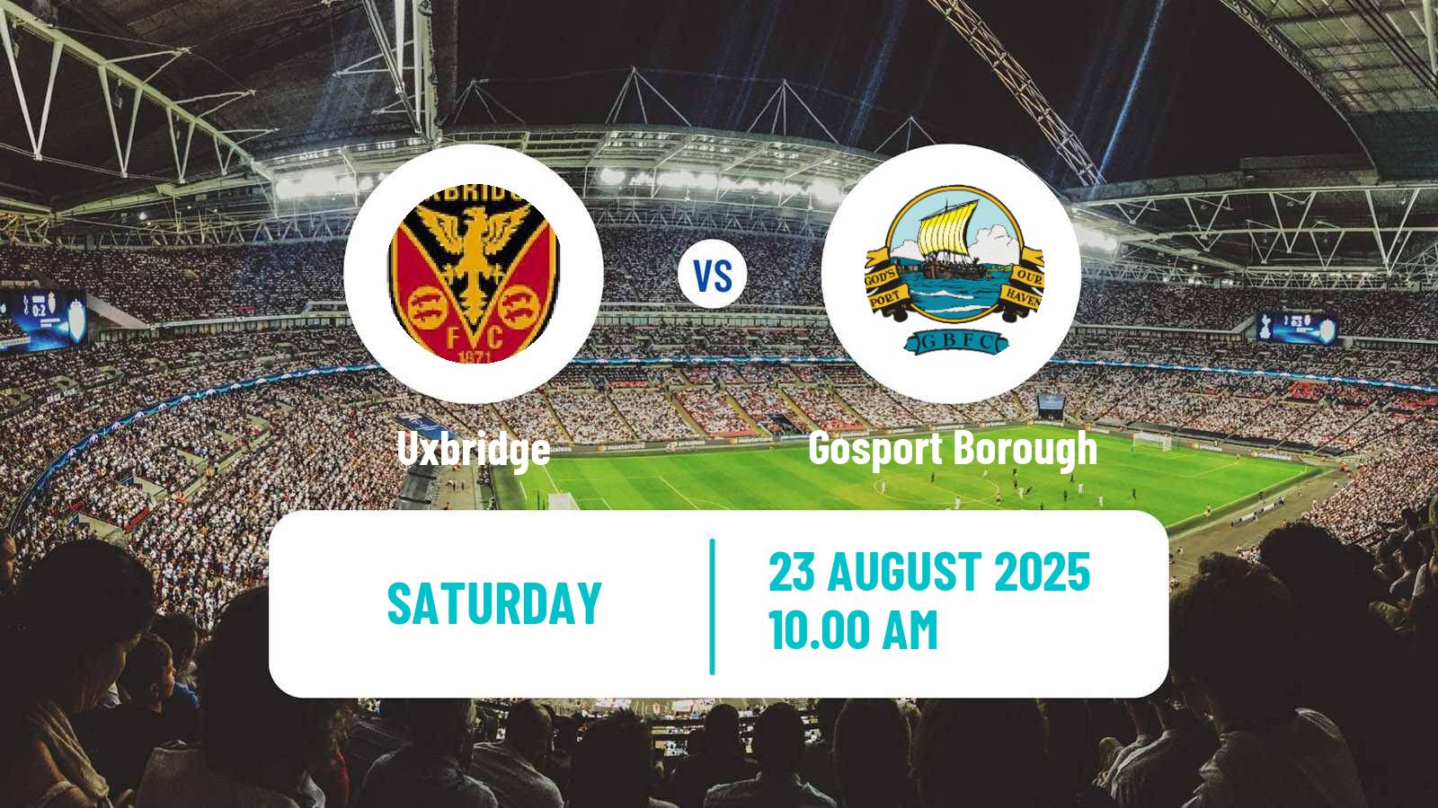 Football English Southern League South Division Uxbridge - Gosport Borough