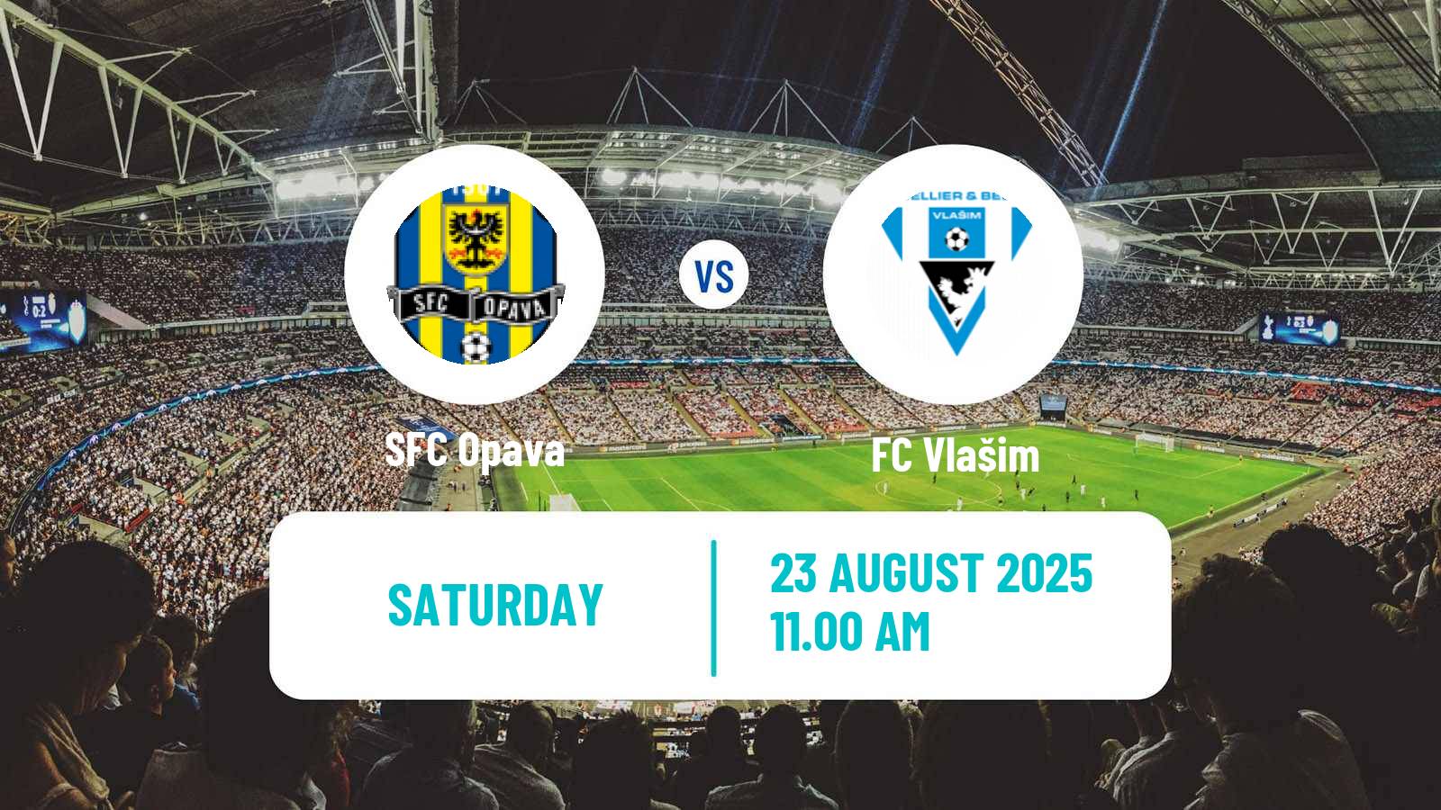 Football Czech Division 2 Opava - Vlašim