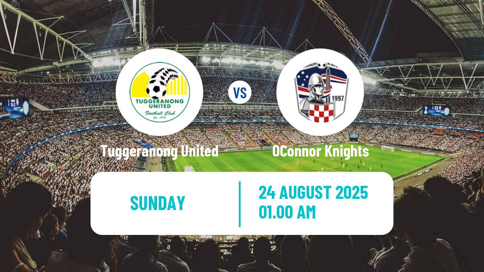 Football Australian NPL ACT Tuggeranong United - OConnor Knights